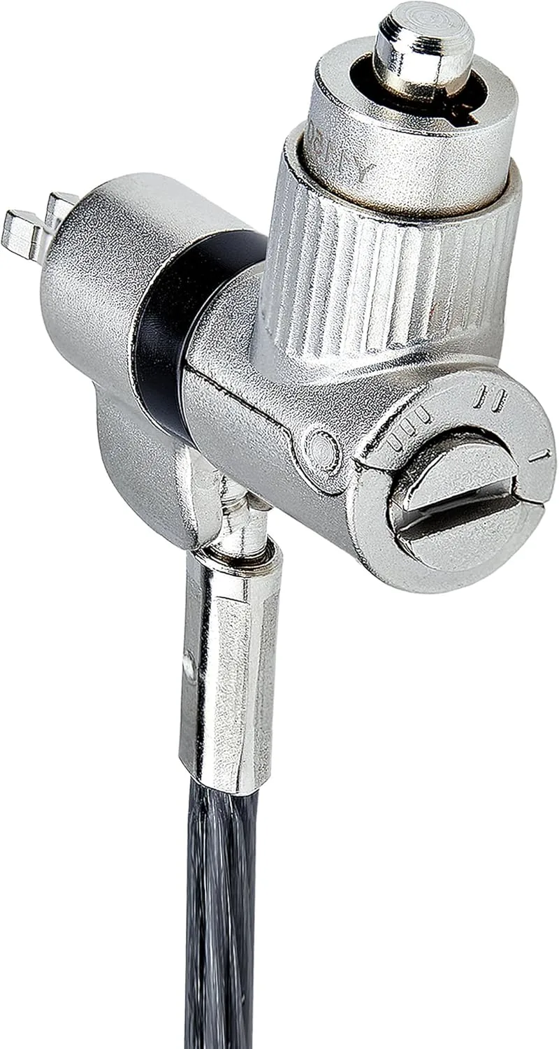 StarTech.com Universal 3-in-1 Laptop Lock 6.6ft (2m) Security Cable