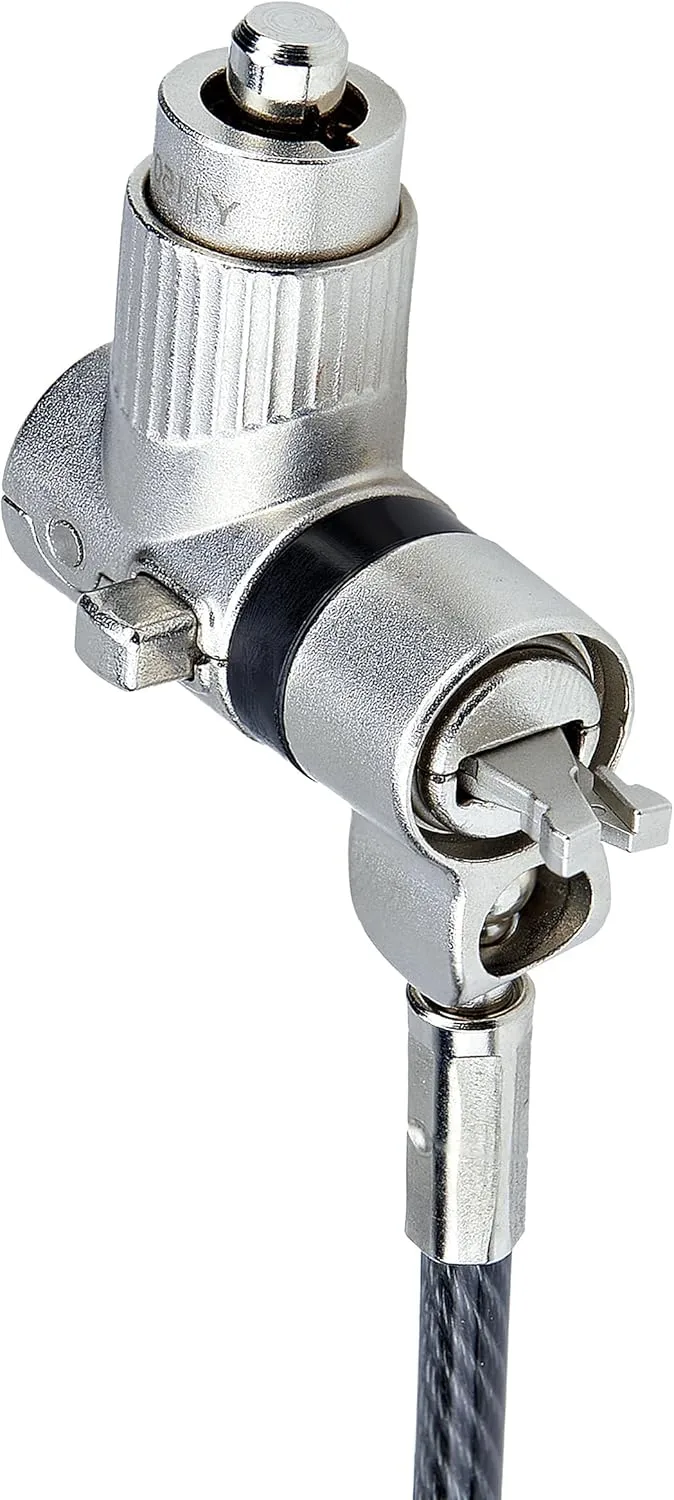StarTech.com Universal 3-in-1 Laptop Lock 6.6ft (2m) Security Cable
