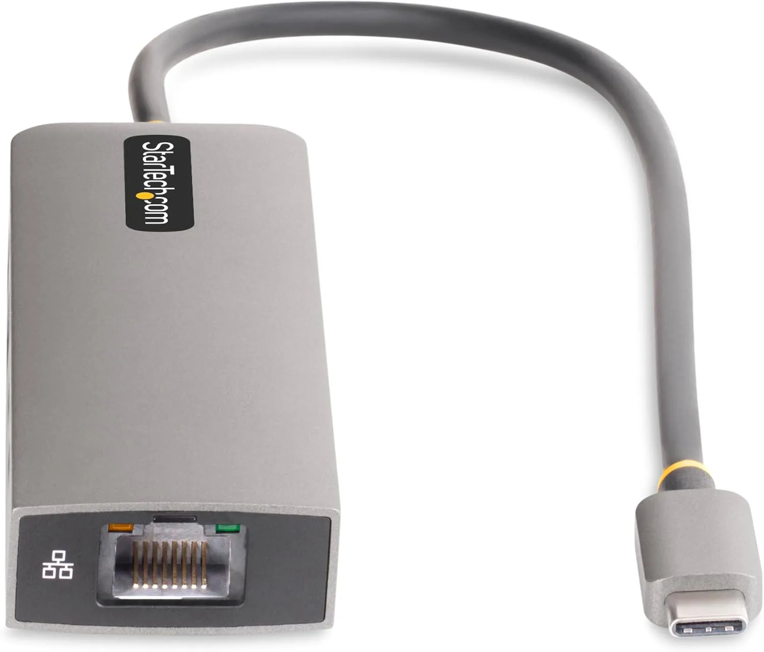 StarTech.com 3-Port USB-C Hub, 2.5 Gbps Ethernet, 100W PD Pass-Through Port, USB 3.2 10Gbps, 2X USB-A/1x USB-C, Portable Hub