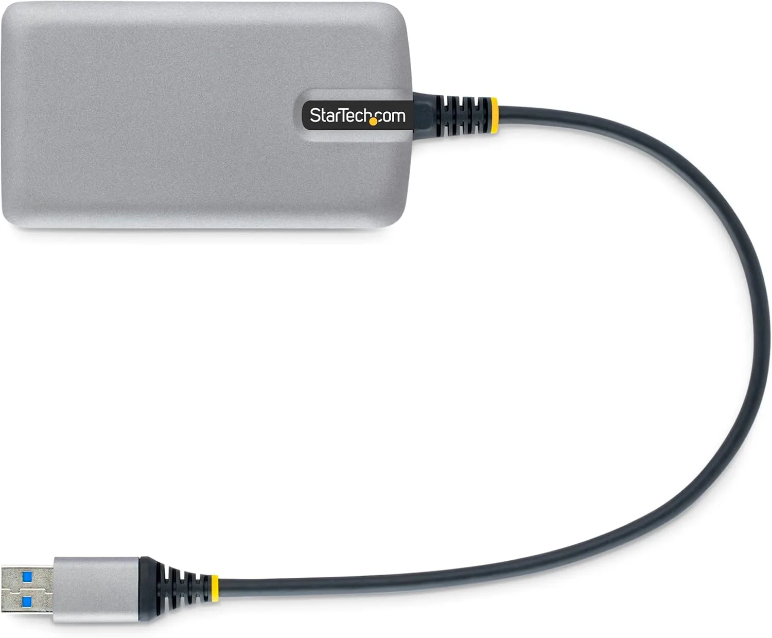 StarTech.com 3-Port USB Hub with Ethernet - 3X USB-A Ports - Gigabit Ethernet (RJ-45) - USB 3.0 5Gbps - Bus-Powered