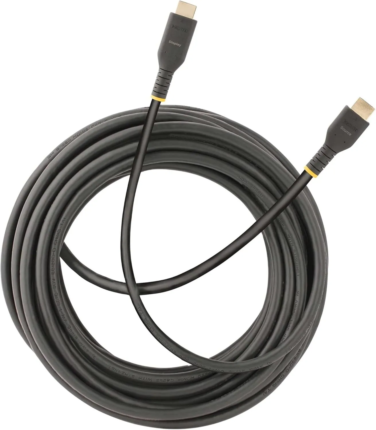 StarTech.com 30ft Active HDMI Cable w/Ethernet - HDMI 2.0 4K 60Hz UHD - Rugged (RH2A-10M-HDMI-CABLE)