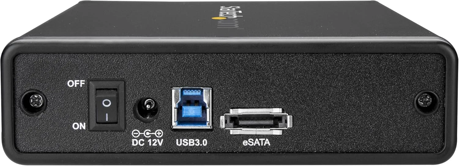StarTech.com 3.5" External Hard Drive Enclosure with eSATA Cable USB 3.0 / eSATA (Trayless) Hard Drive Enclosure+ Electronic