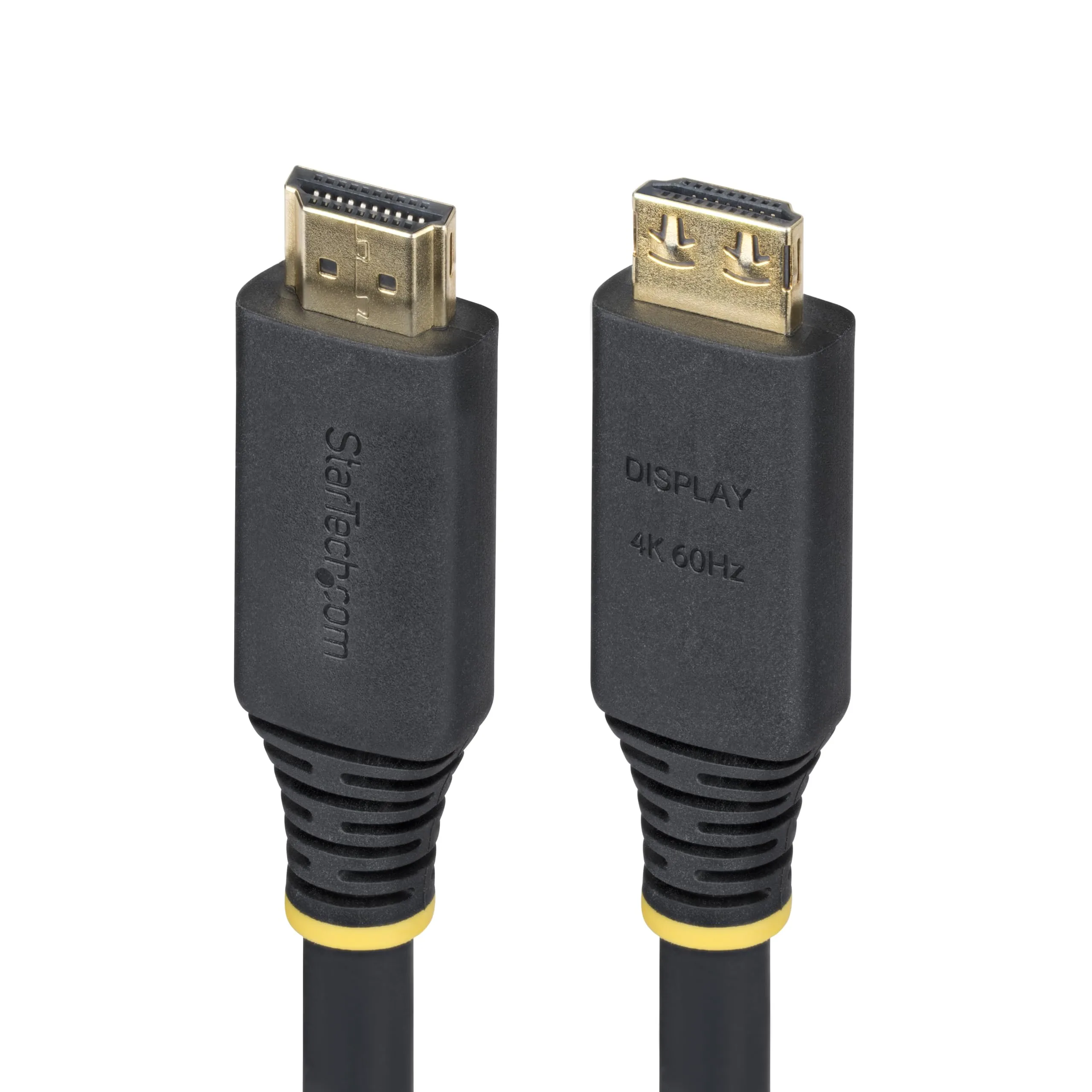 StarTech.com 35ft (10.6m) Active High Speed HDMI Cable with Gripping Connectors, 4K 60Hz