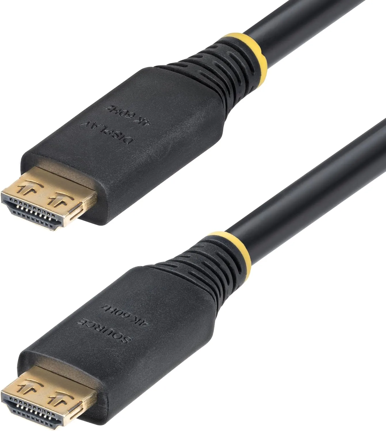 StarTech.com 35ft (10.6m) Active High Speed HDMI Cable with Gripping Connectors, 4K 60Hz