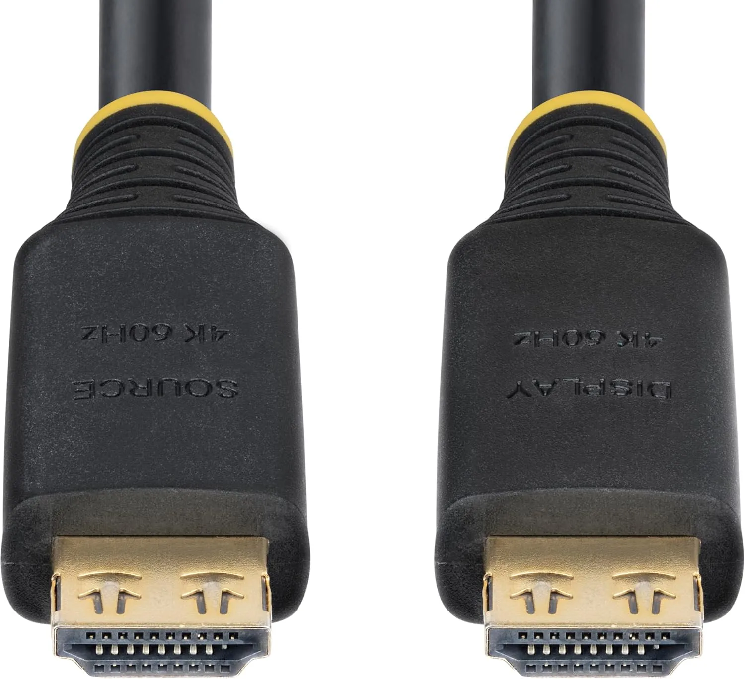 StarTech.com 35ft (10.6m) Active High Speed HDMI Cable with Gripping Connectors, 4K 60Hz