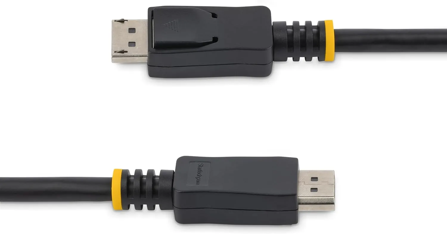 StarTech.com 50 ft DisplayPort Cable with Latches - M/M - 50ft/15m DisplayPort to DisplayPort cable