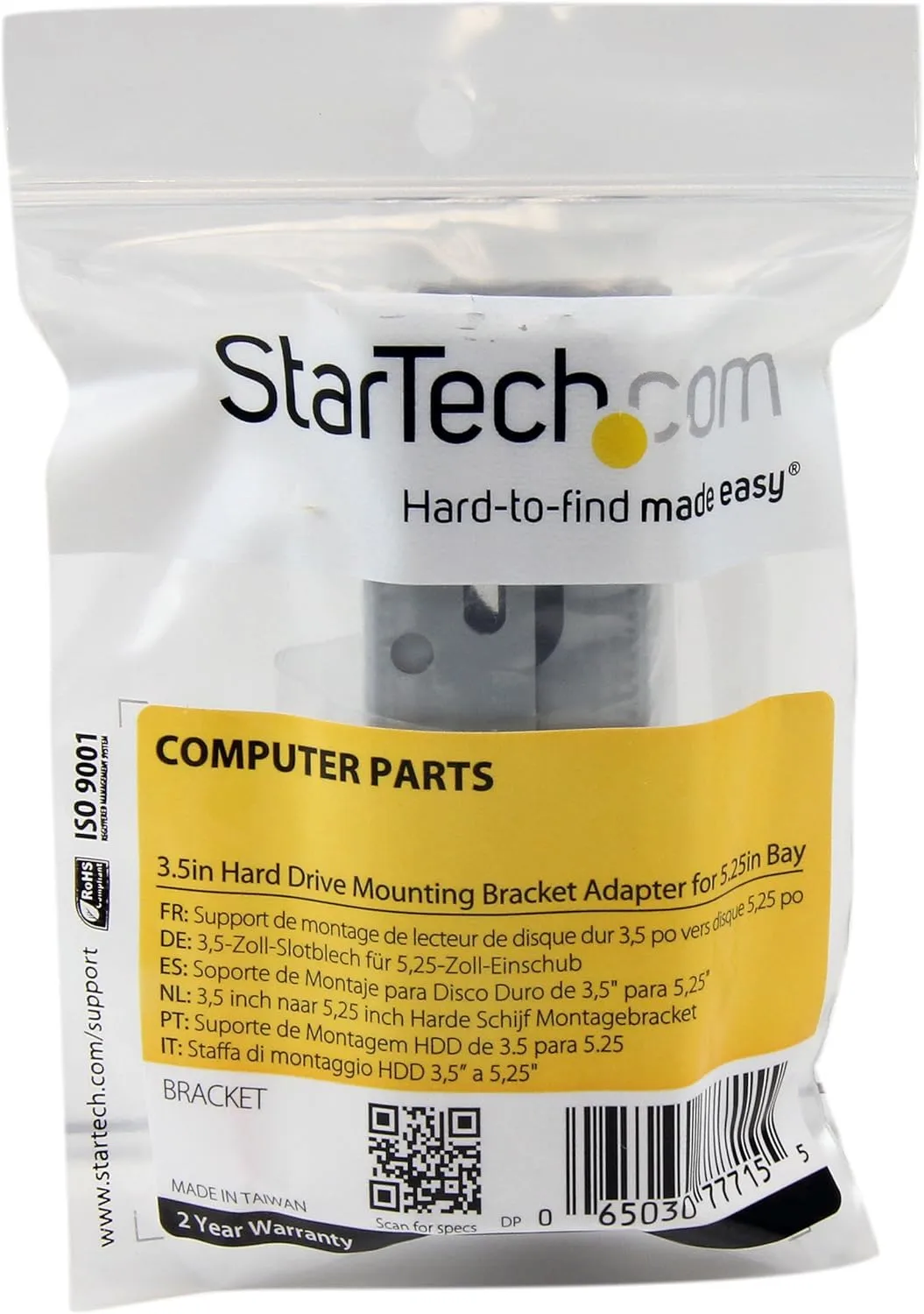 StarTech.com Drive Bay Mounting Bracket Adapter