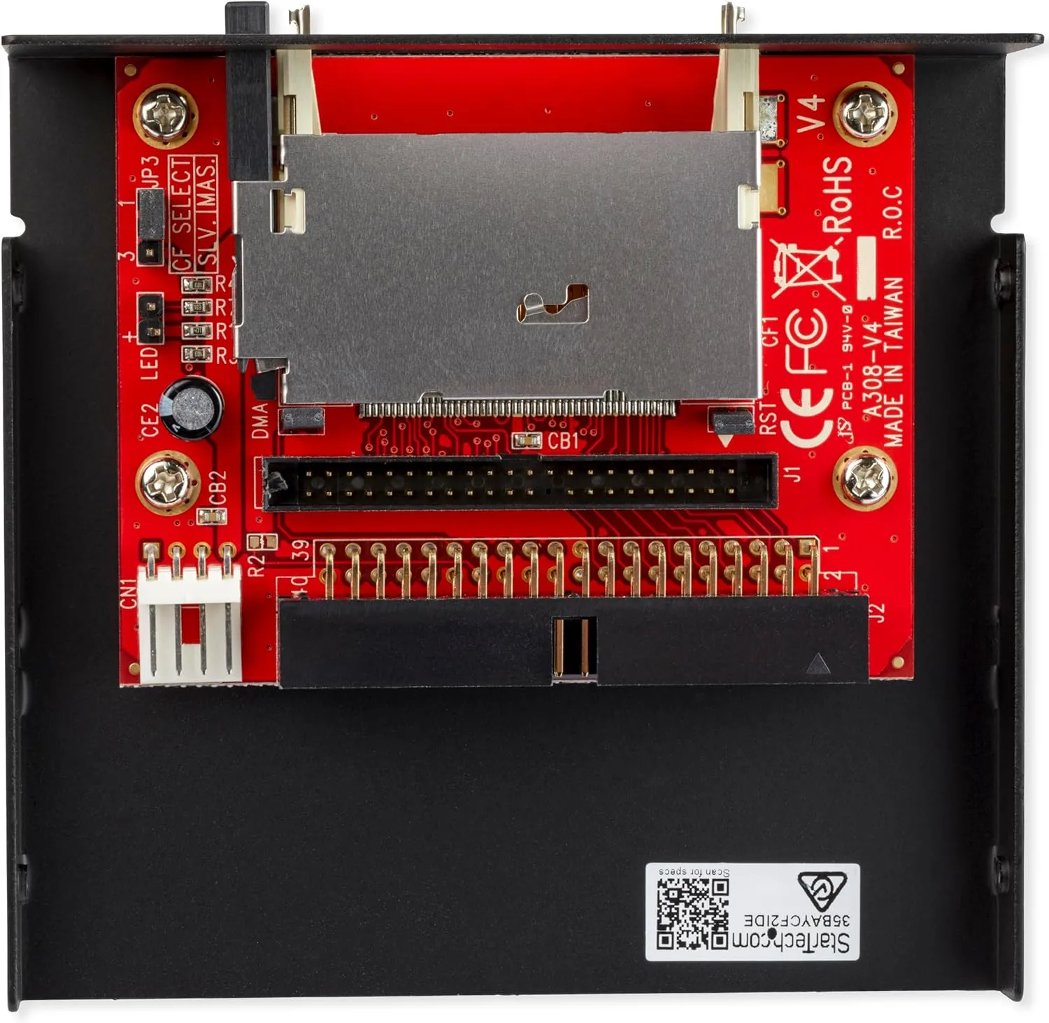 StarTech.com 3.5in Drive Bay Internal Multi-Card Reader and CompactFlash IDE Adapter