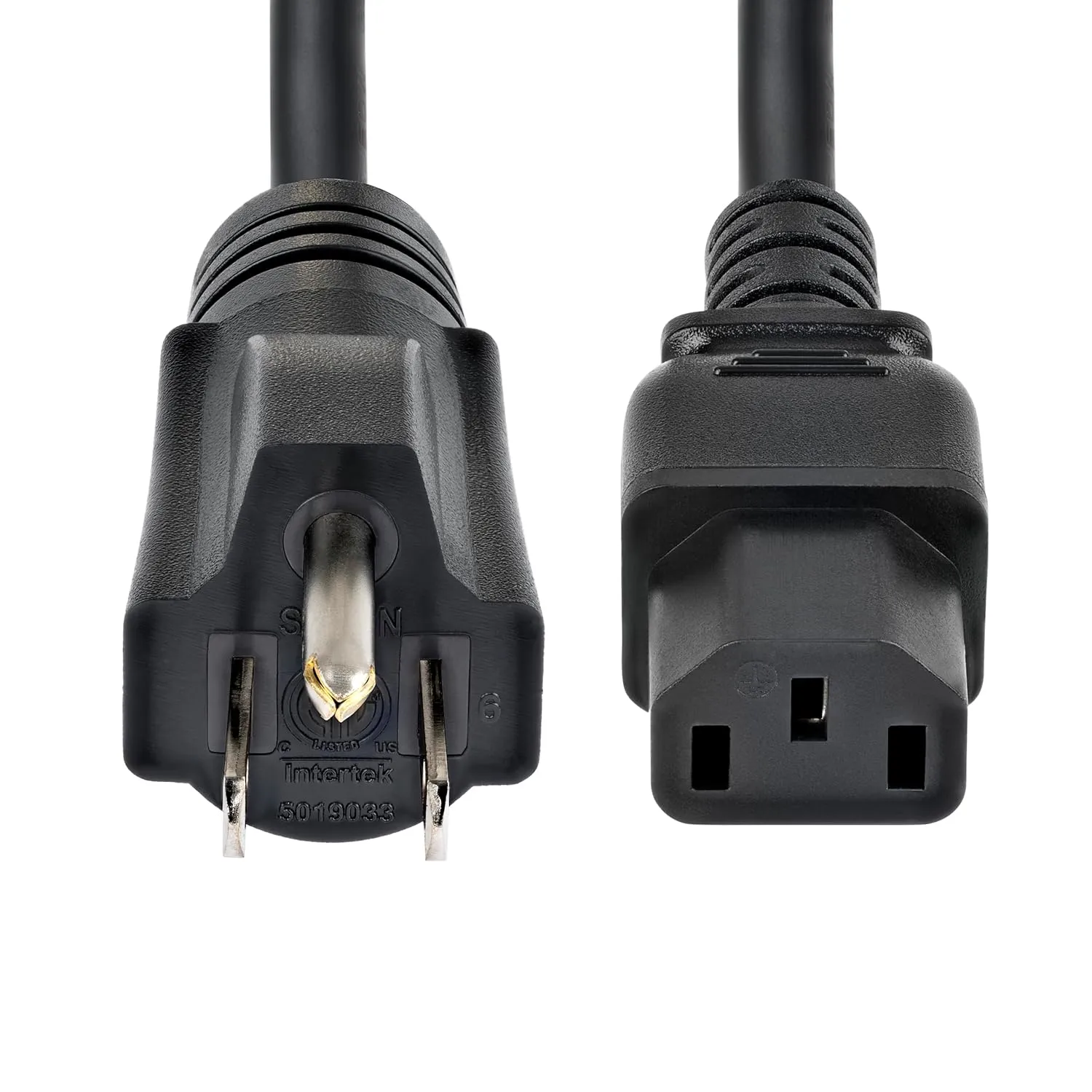 StarTech.com 6ft (1.8m) Computer Power Cord, NEMA 5-15P to Locking C13, 125V 10A, 18AWG, Replacement AC Power Cable, ETL Listed, TAA
