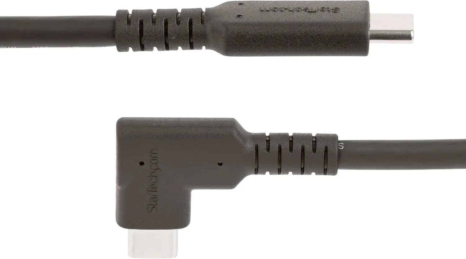StarTech.com 1.6ft (50cm) Rugged Right Angle USB-C Cable, USB 3.2 Gen 2 (10 Gbps)