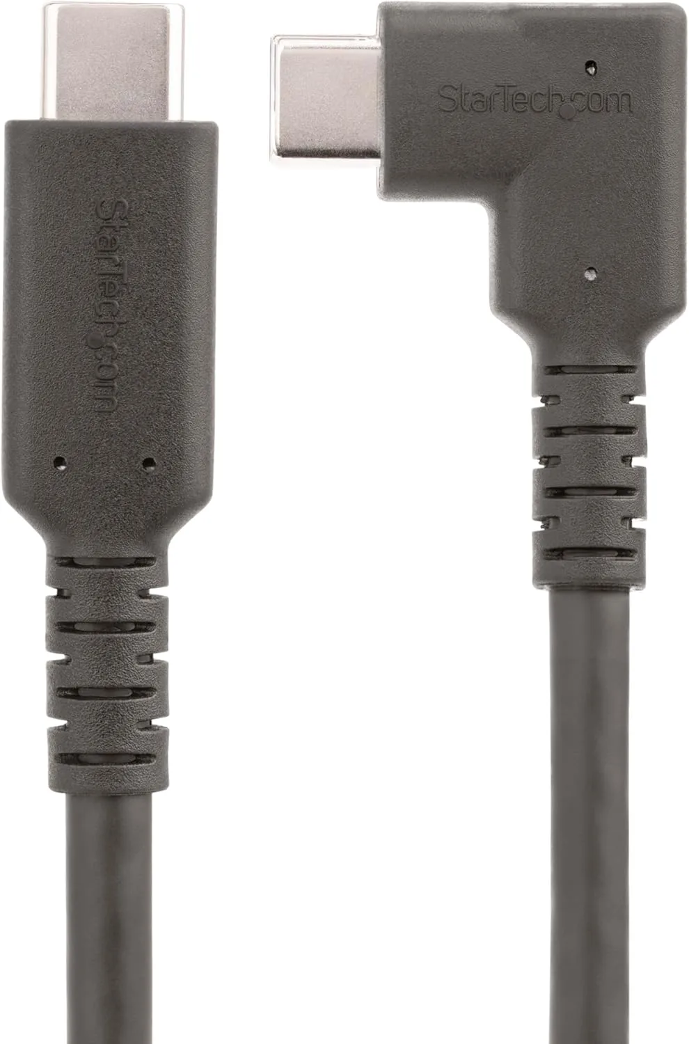StarTech.com 1.6ft (50cm) Rugged Right Angle USB-C Cable, USB 3.2 Gen 2 (10 Gbps)