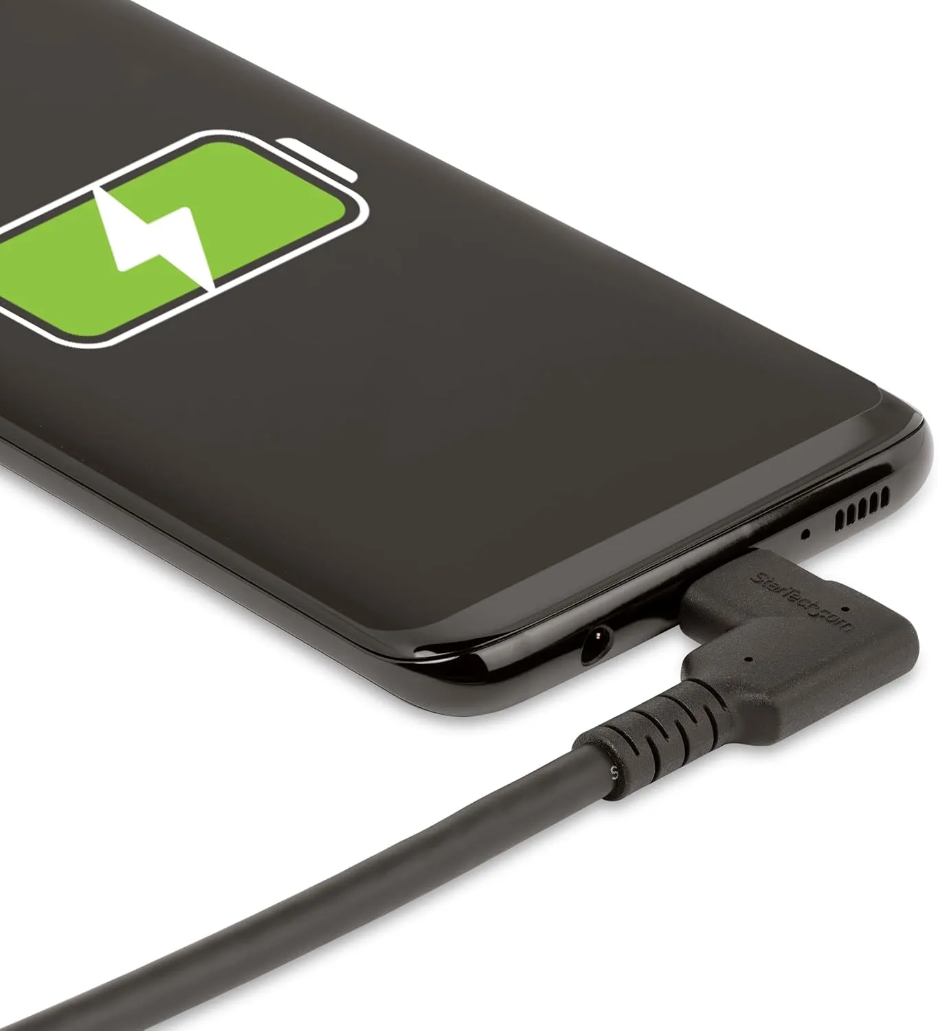 StarTech.com 1.6ft (50cm) Rugged Right Angle USB-C Cable, USB 3.2 Gen 2 (10 Gbps)