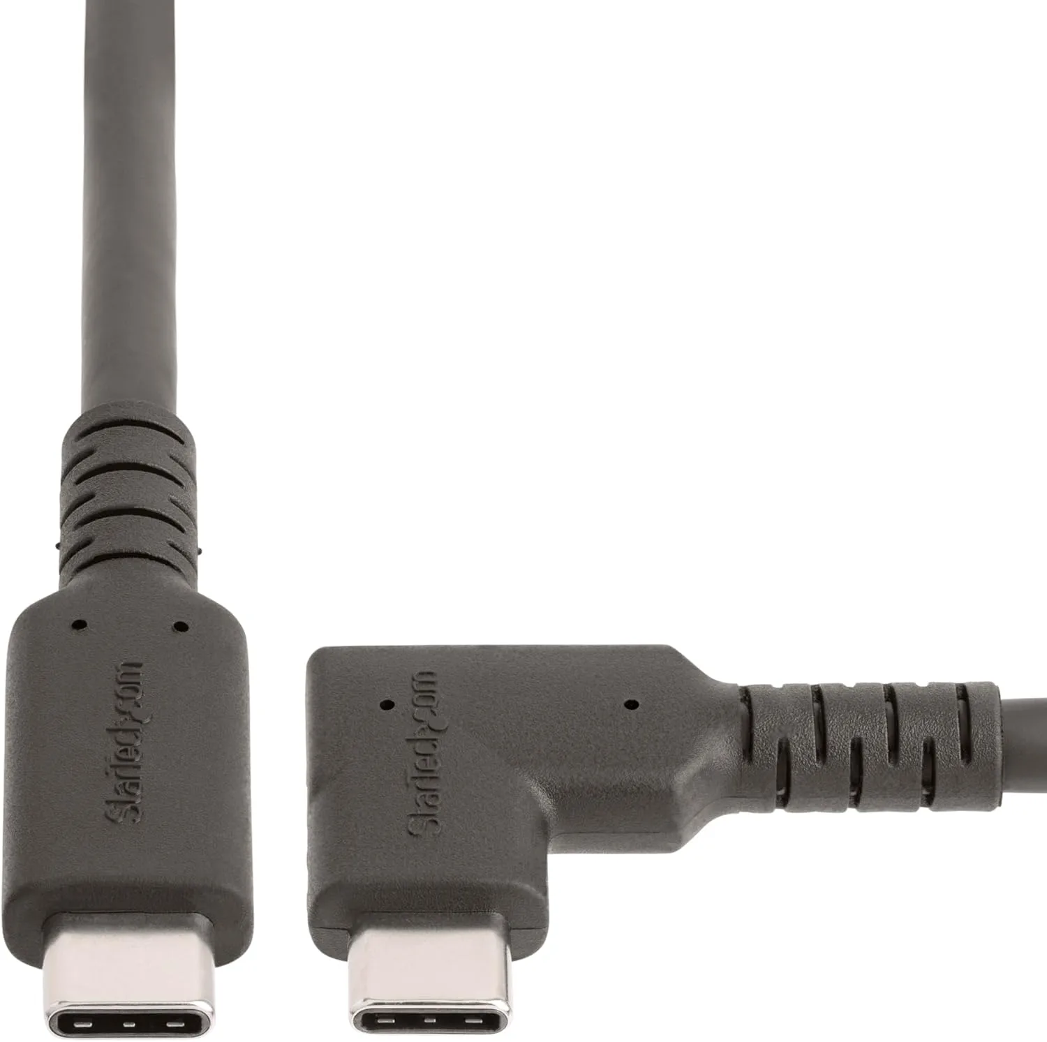 StarTech.com 1.6ft (50cm) Rugged Right Angle USB-C Cable, USB 3.2 Gen 2 (10 Gbps)