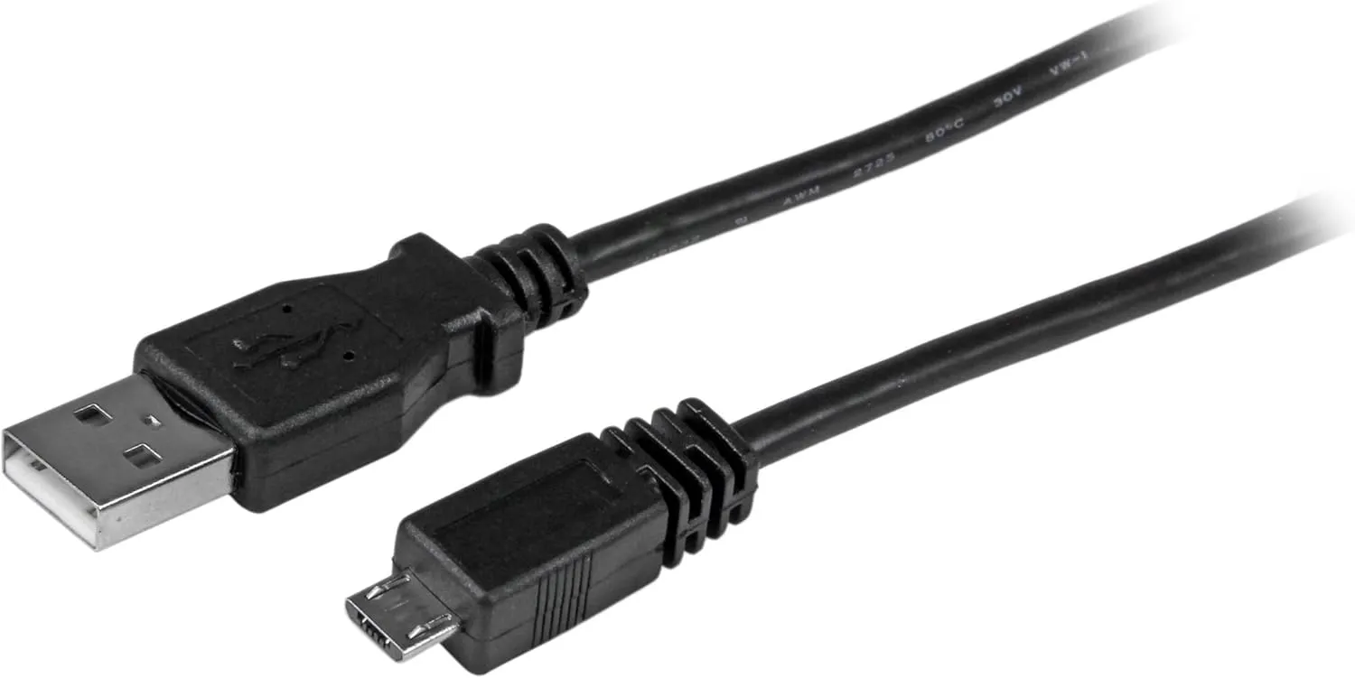StarTech.com 3ft USB to Micro USB Cable - USB A to Micro B Charging Cable (UUSBHAUB3)