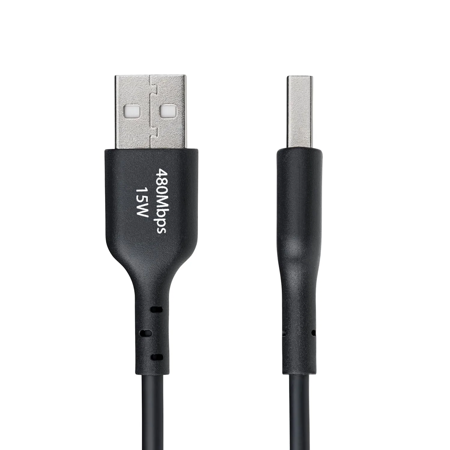 StarTech.com 3ft (91cm) USB-A to USB-C Charging Cable, Charge & Sync, 3A, USB 2.0, TPE Jacket, Black USB Charging Cord
