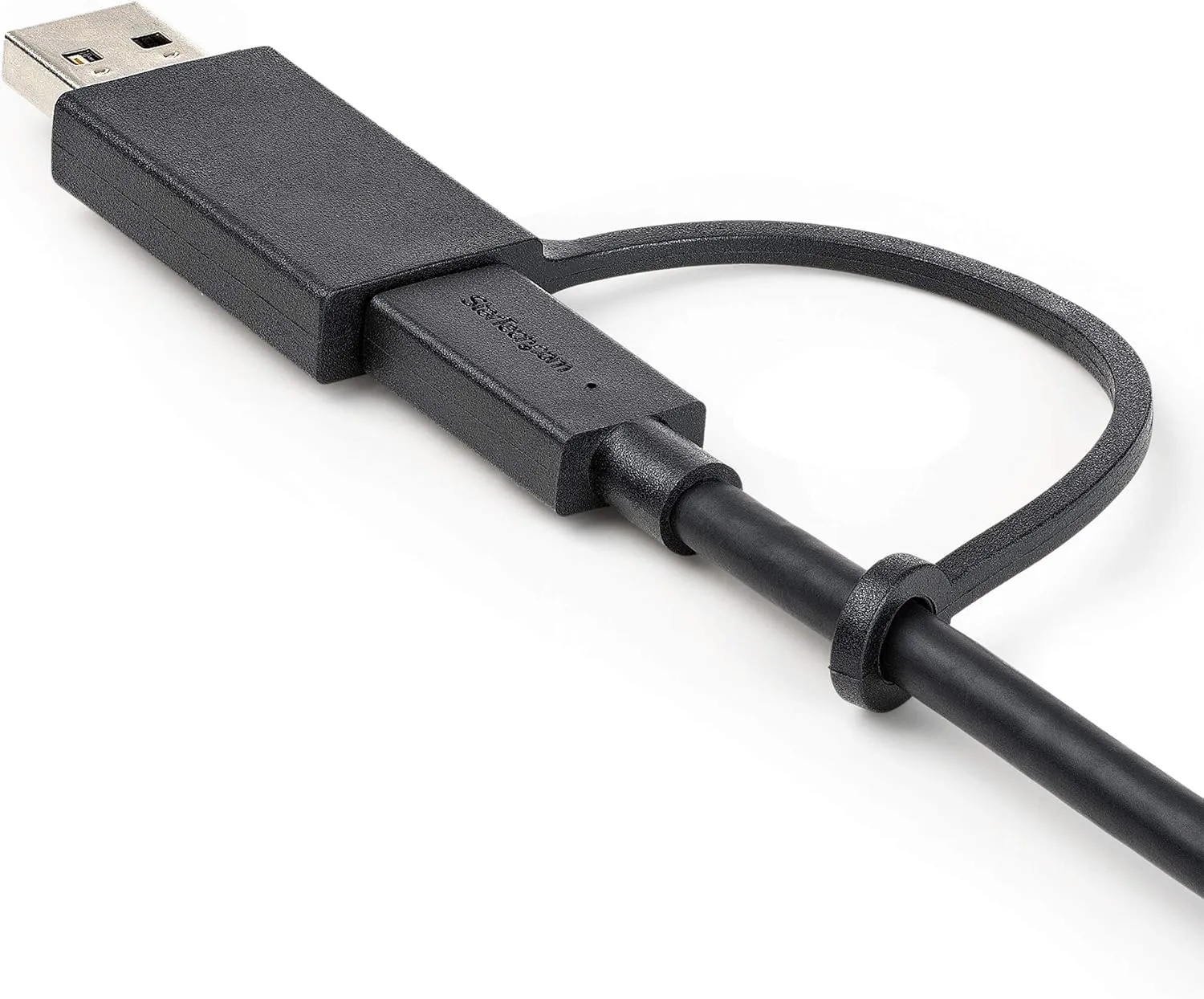 StarTech.com 3ft/1m USB-C Cable with USB-A Adapter Dongle, USB-C to C (10Gbps/PD), USB-A to C (5Gbps)