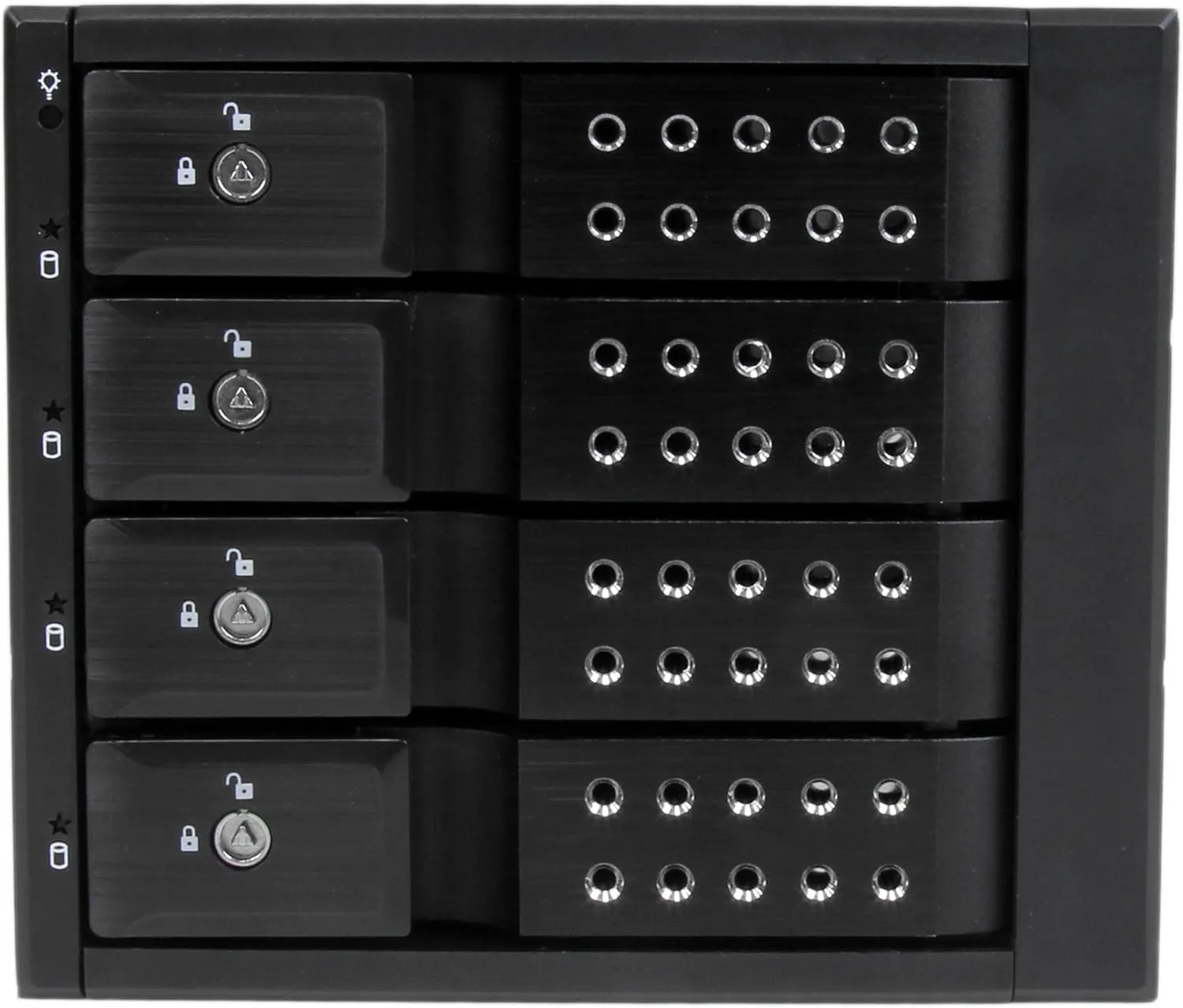 StarTech.com 4-Bay Mobile Rack Backplane - Trayless Hot Swap Mobile Rack Backplane for 3.5in SAS II/SATA III