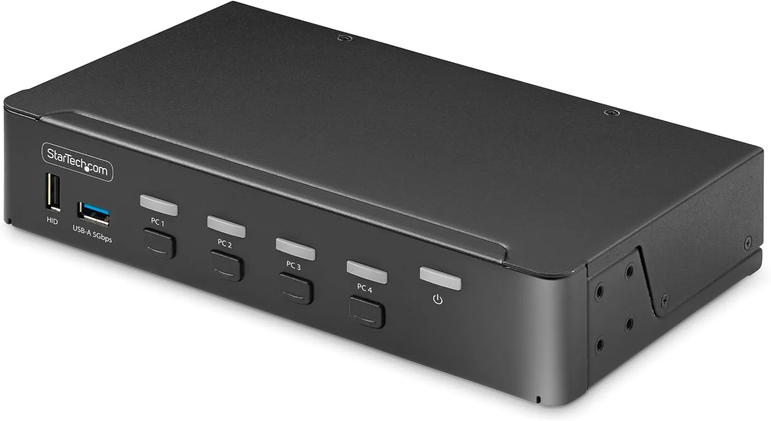 StarTech.com 4-Port DisplayPort KVM Switch, Single 4K 60Hz Monitor, 6X USB Ports, Hotkey Switching, TAA Compliant