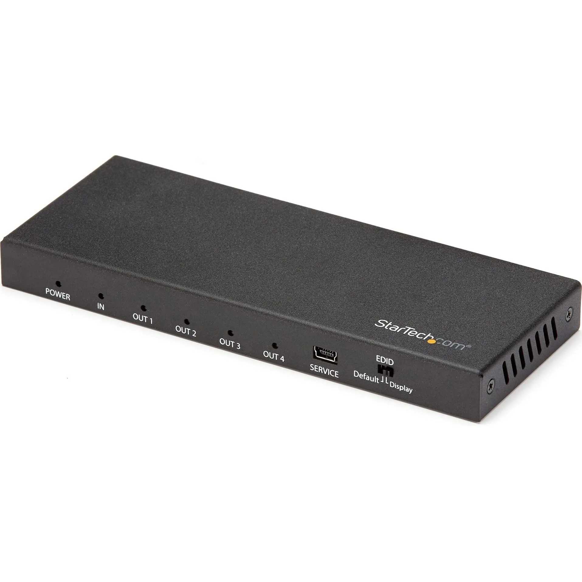 StarTech.com HDMI Splitter - 4-Port - 4K 60Hz - HDMI Splitter 1 In 4 Out - 4 Way HDMI Splitter