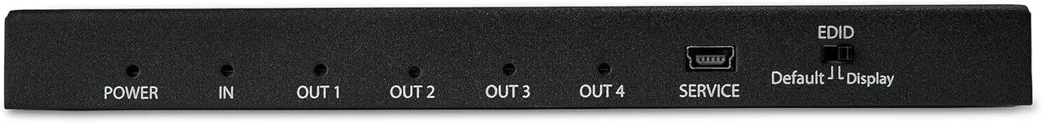 StarTech.com HDMI Splitter - 4-Port - 4K 60Hz - HDMI Splitter 1 In 4 Out - 4 Way HDMI Splitter