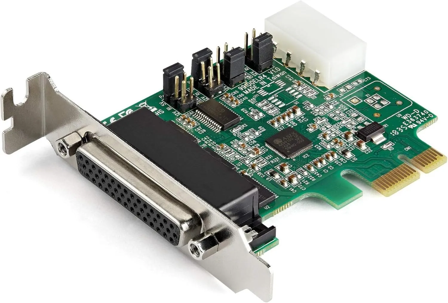 StarTech.com 4-port PCI Express RS232 Serial Adapter Card - PCIe RS232 Serial Host Controller Card - PCIe to Serial DB9