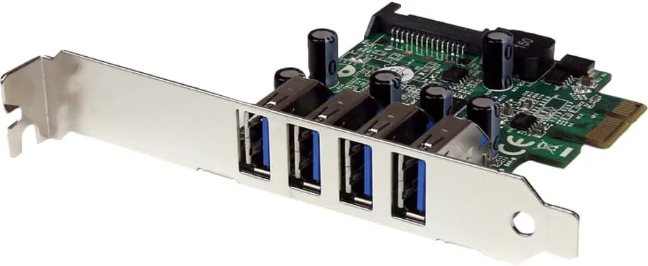 StarTech.com 4-Port PCI Express SuperSpeed USB 3.0 Controller Card with UASP - 5Gbps