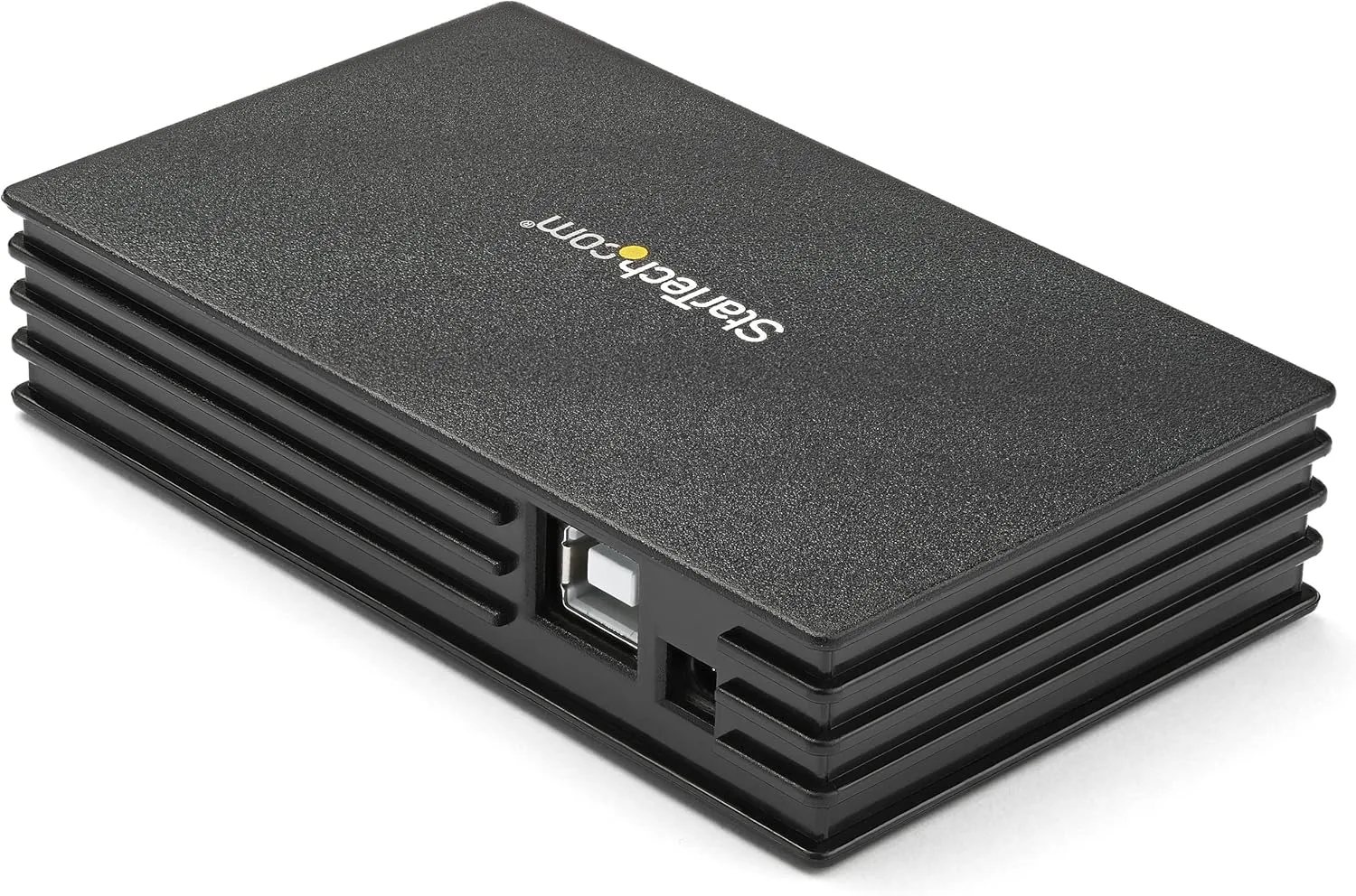 StarTech.com 4 Port Compact Black USB 2.0 Hub - Bus-powered or with Included Power Adapter - Portable Mac/PC laptop hub