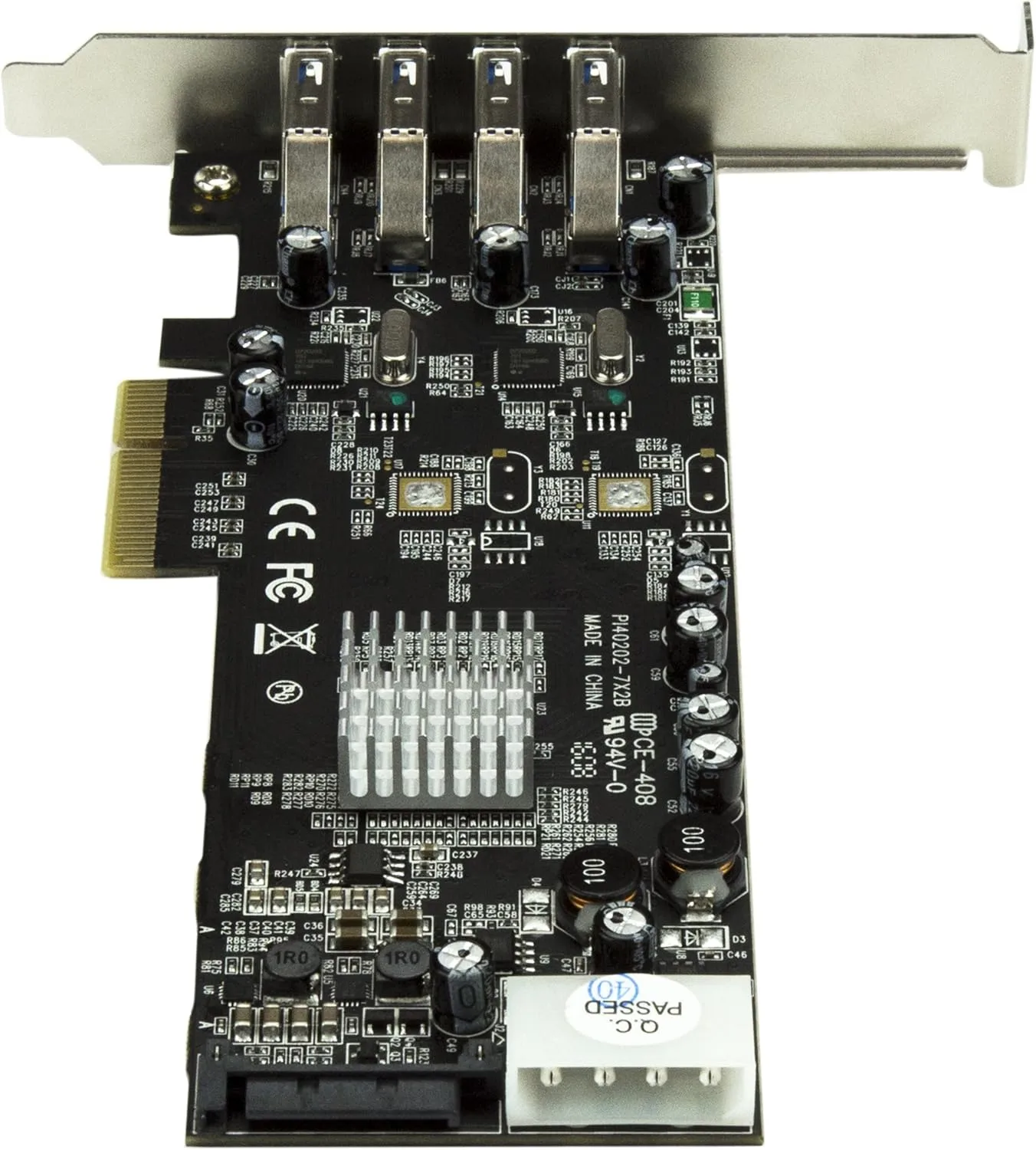 StarTech.com 4-Port USB 3.0 PCI Express Card Adapter - PCIe SuperSpeed USB 3.0 Expansion Card w/ 2 Dedicated 5Gbps Channels