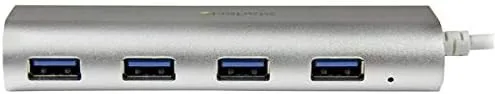 StarTech.com 4-Port USB 3.0 SuperSpeed Hub with Built-in Cable
