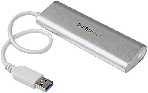 StarTech.com 4-Port USB 3.0 SuperSpeed Hub with Built-in Cable