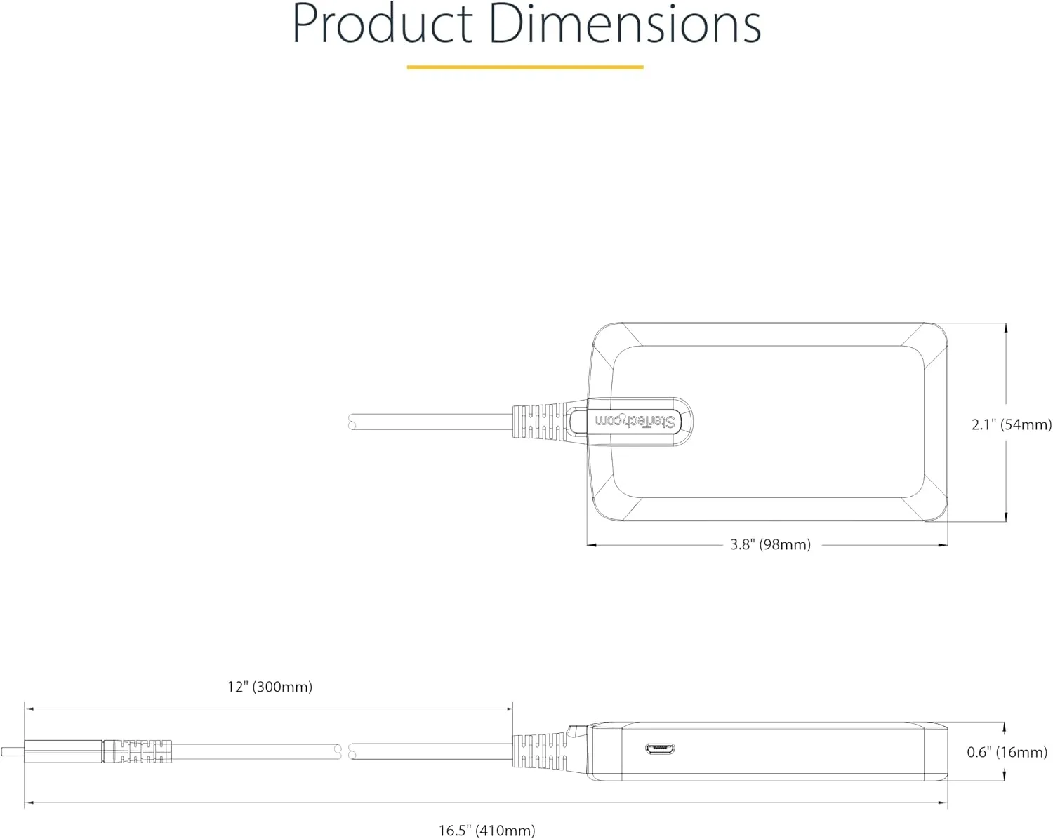 StarTech.com 4-Port USB-C Hub - USB-C to 4x USB-A (USB 3.0, 5Gbps)