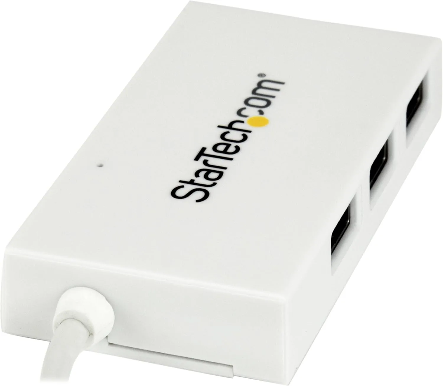 StarTech.com 4-Port USB 3.0 Hub - Powered USB 3.0 Hub - USB-C to 1x USB-C and 3X USB-A Adapter - 1x USB-C White