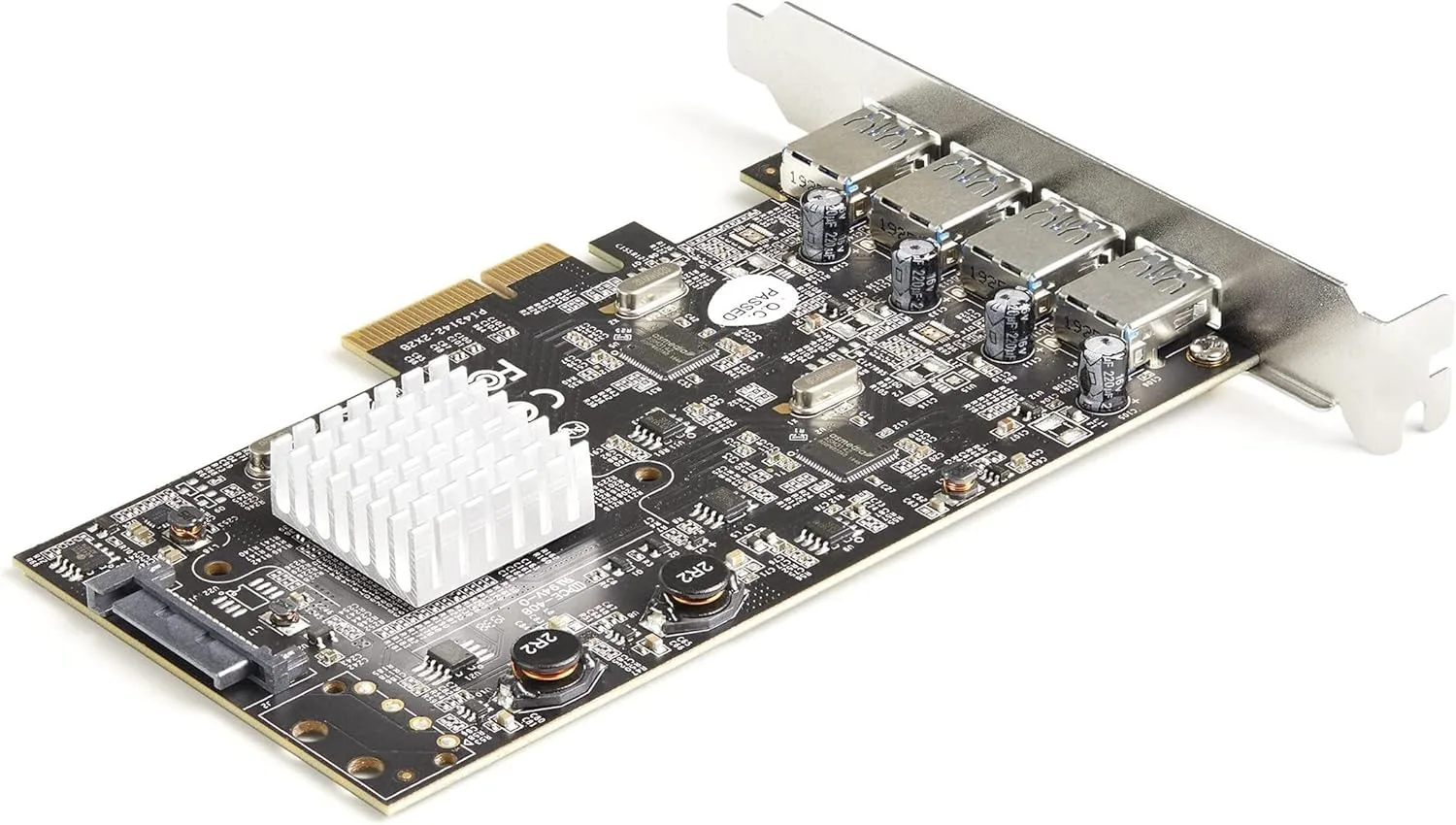4-Port USB PCIe Card - 10Gbps USB 3.1/3.2 Gen 2 Type-A PCI Express Expansion Card with 2 Controllers - 4X USB
