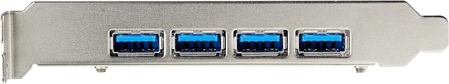 4-Port USB PCIe Card - 10Gbps USB 3.1/3.2 Gen 2 Type-A PCI Express Expansion Card with 2 Controllers - 4X USB