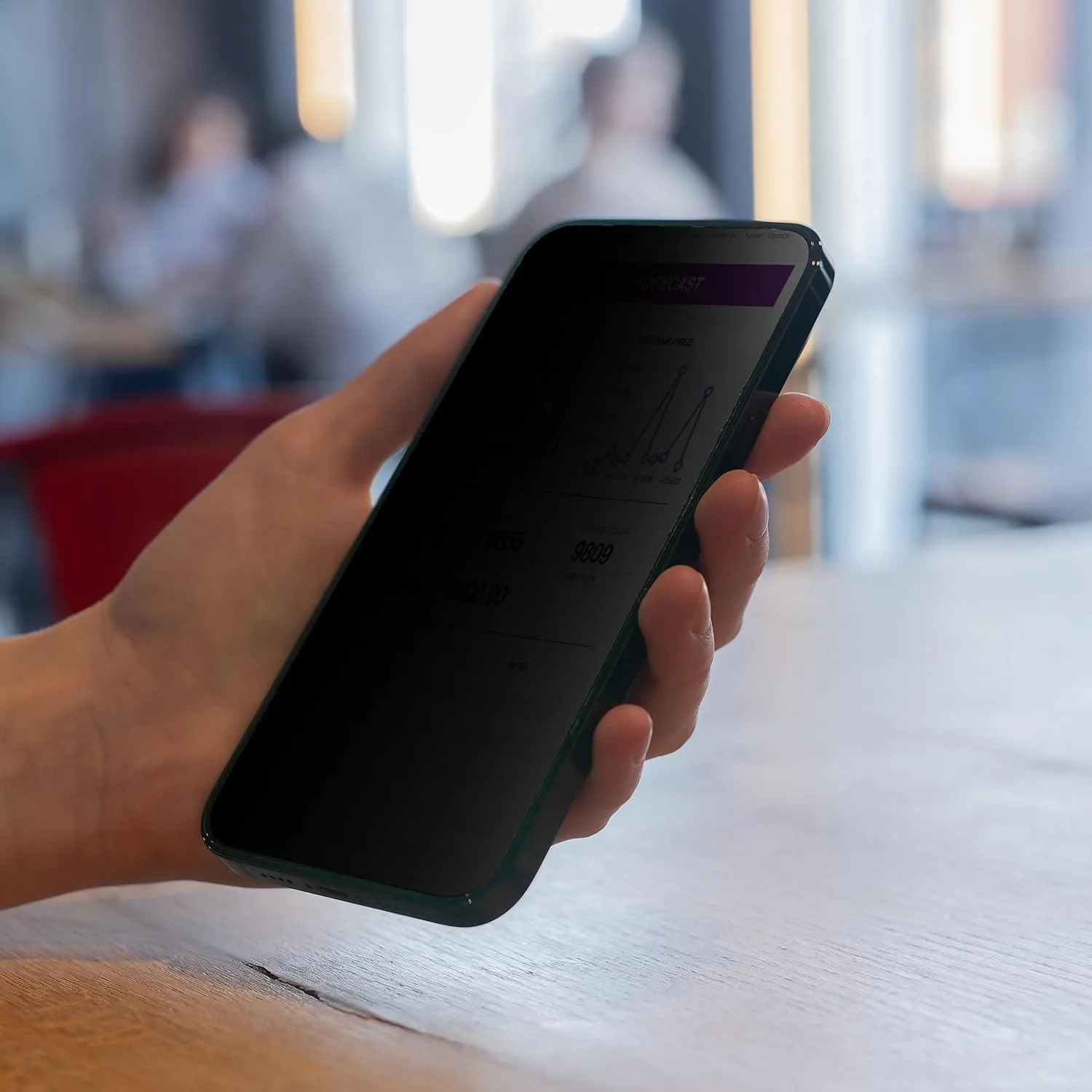 StarTech.com 4-Way Privacy Screen for iPhone 15 Plus, Portrait/Landscape, Touch-Enabled, +/- 30° View, Tempered Glass Filter