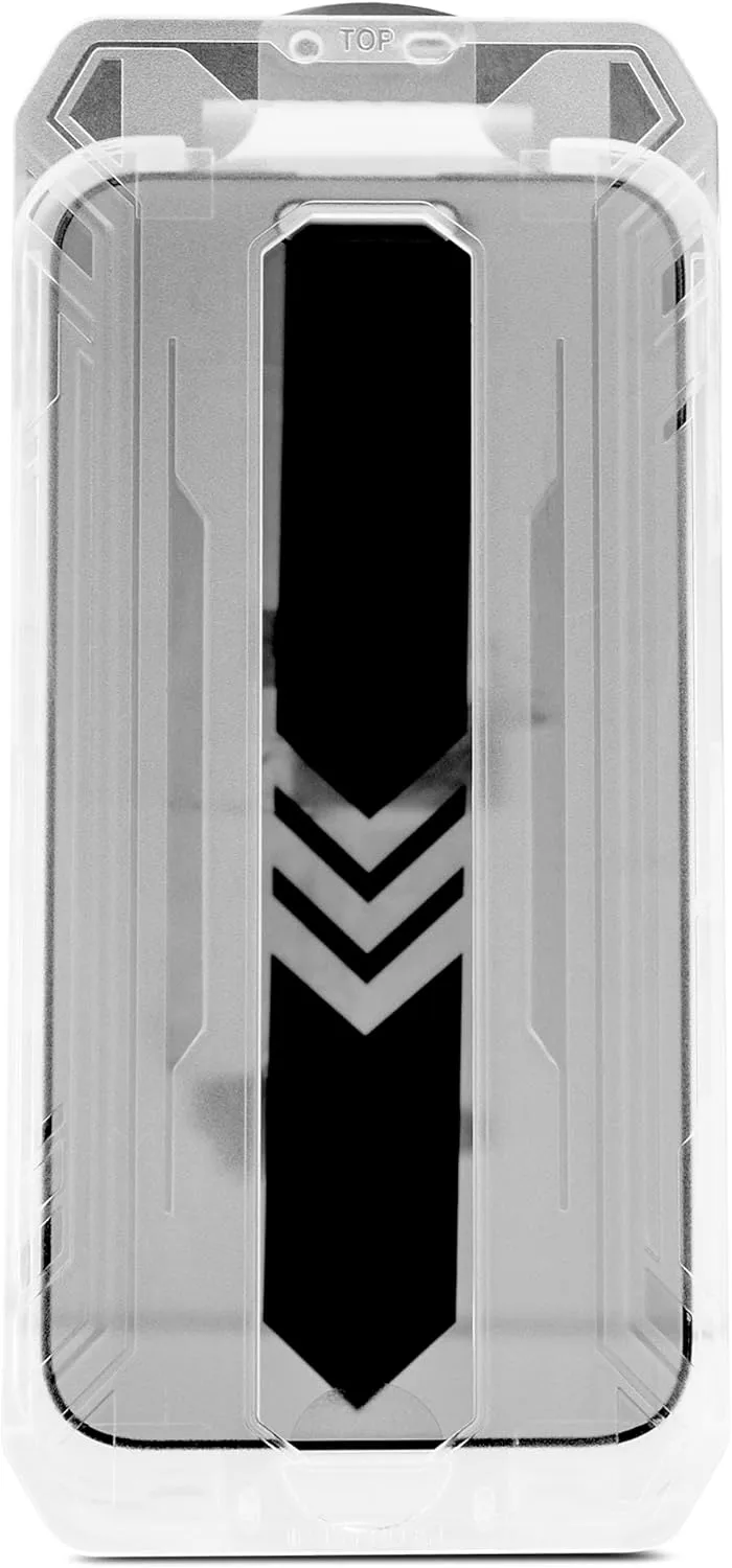 StarTech.com 4-Way Privacy Screen for iPhone 15 Plus, Portrait/Landscape, Touch-Enabled, +/- 30° View, Tempered Glass Filter