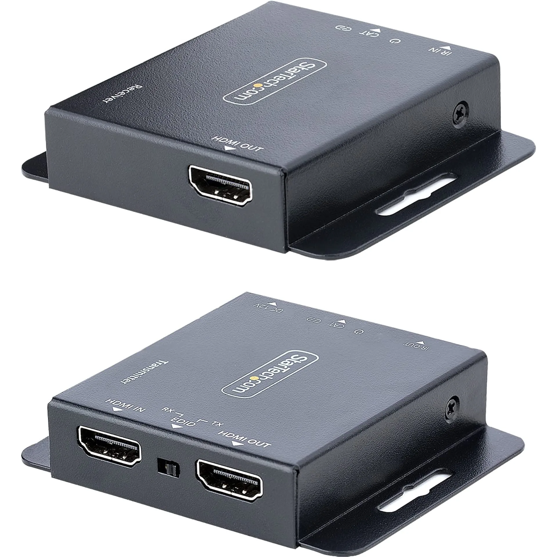 StarTech.com 4K HDMI Extender over CAT5e/CAT6 Cable, Transmitter & Receiver Kit