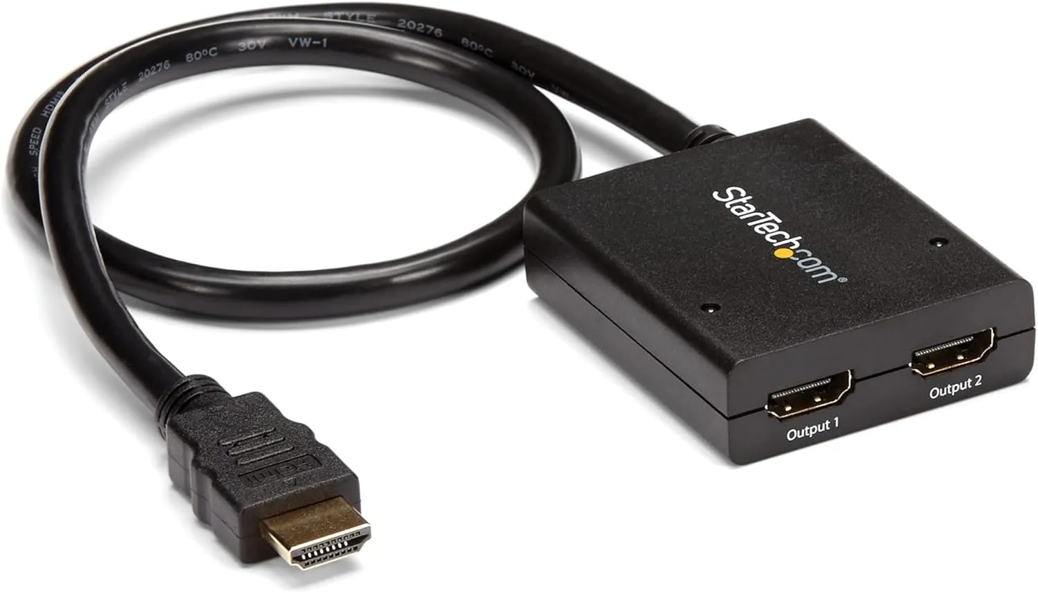 StarTech.com 2-Port HDMI Splitter (1 In 2 Out)