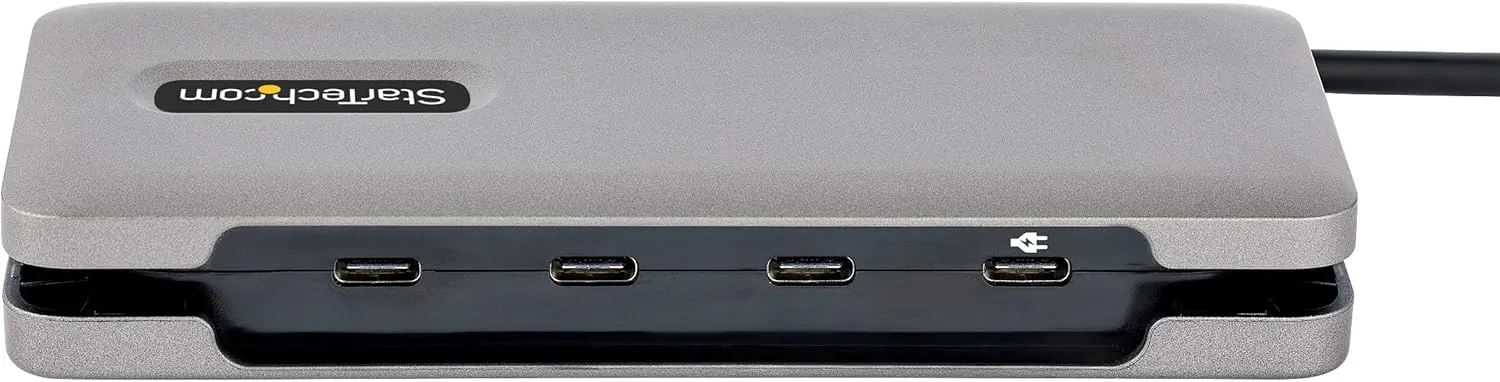 StarTech.com 4-Port USB-C Hub, 10Gbps USB 3.1, 100W PD, 12.6in Cable (HB31CM4CPD3)