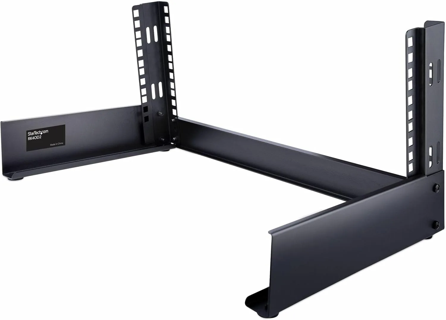 StarTech.com 2-Post 4U Desktop Server Rack, Small Open Frame 19in Computer Rack