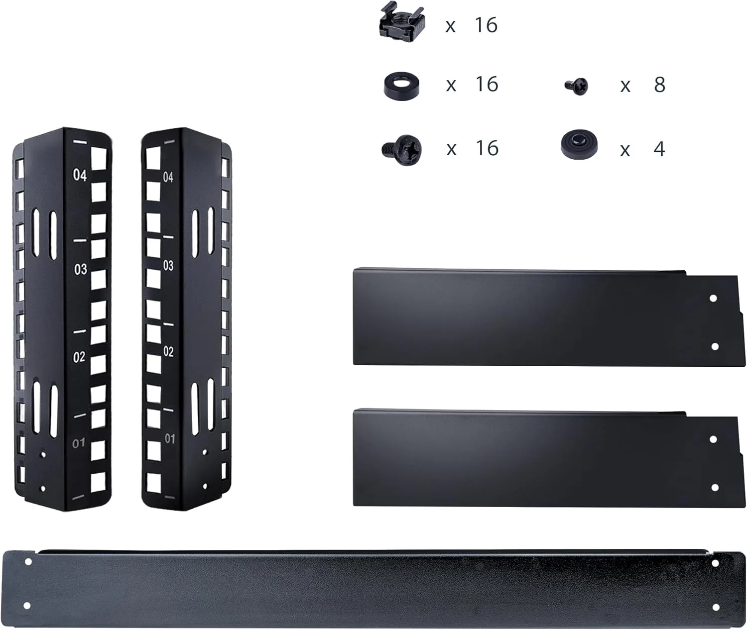 StarTech.com 2-Post 4U Desktop Server Rack, Small Open Frame 19in Computer Rack