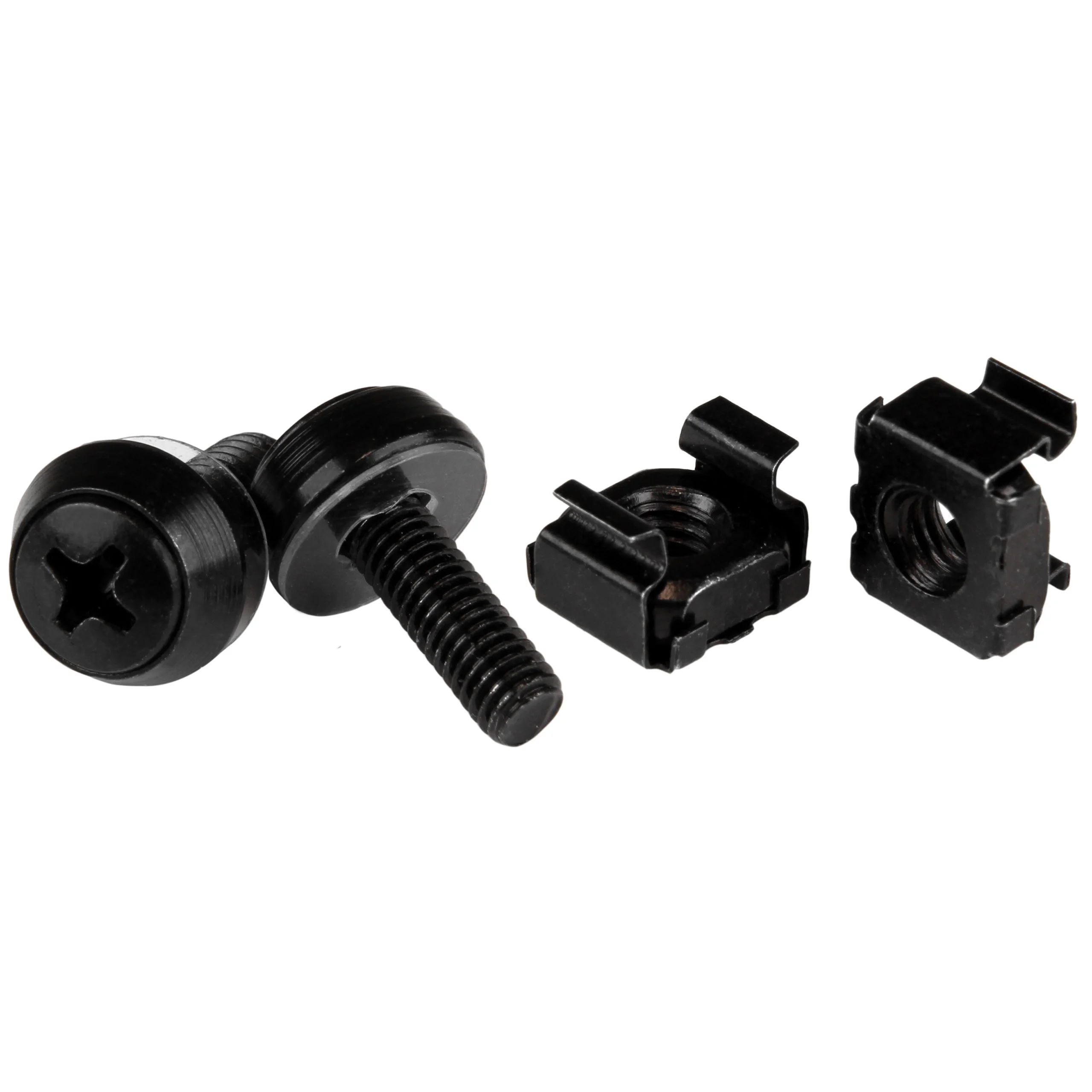 StarTech.com 50 Pack 10-32 Server Rack Cage Nuts and Screws withWashers - Rack Mount Hardware Kit