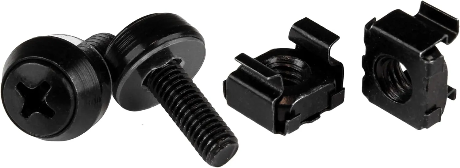StarTech.com Mounting Screws and Cage Nuts for Server Rack & Cabinet