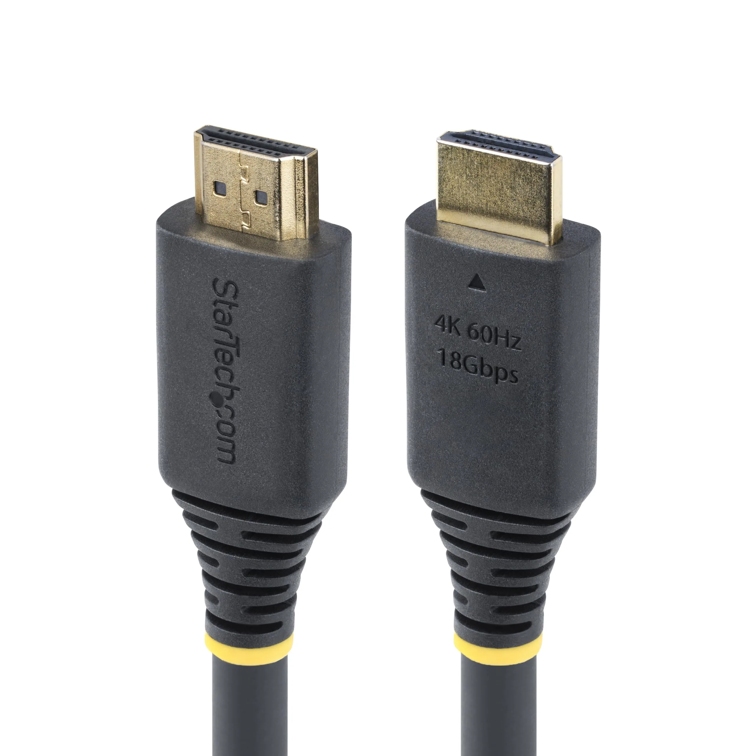StarTech.com 50ft (15.2m) Active High Speed HDMI Cable, 4K 60Hz/1440p 144Hz, 18Gbps, UHD HDMI 2.0 Cord, TPE Jacket