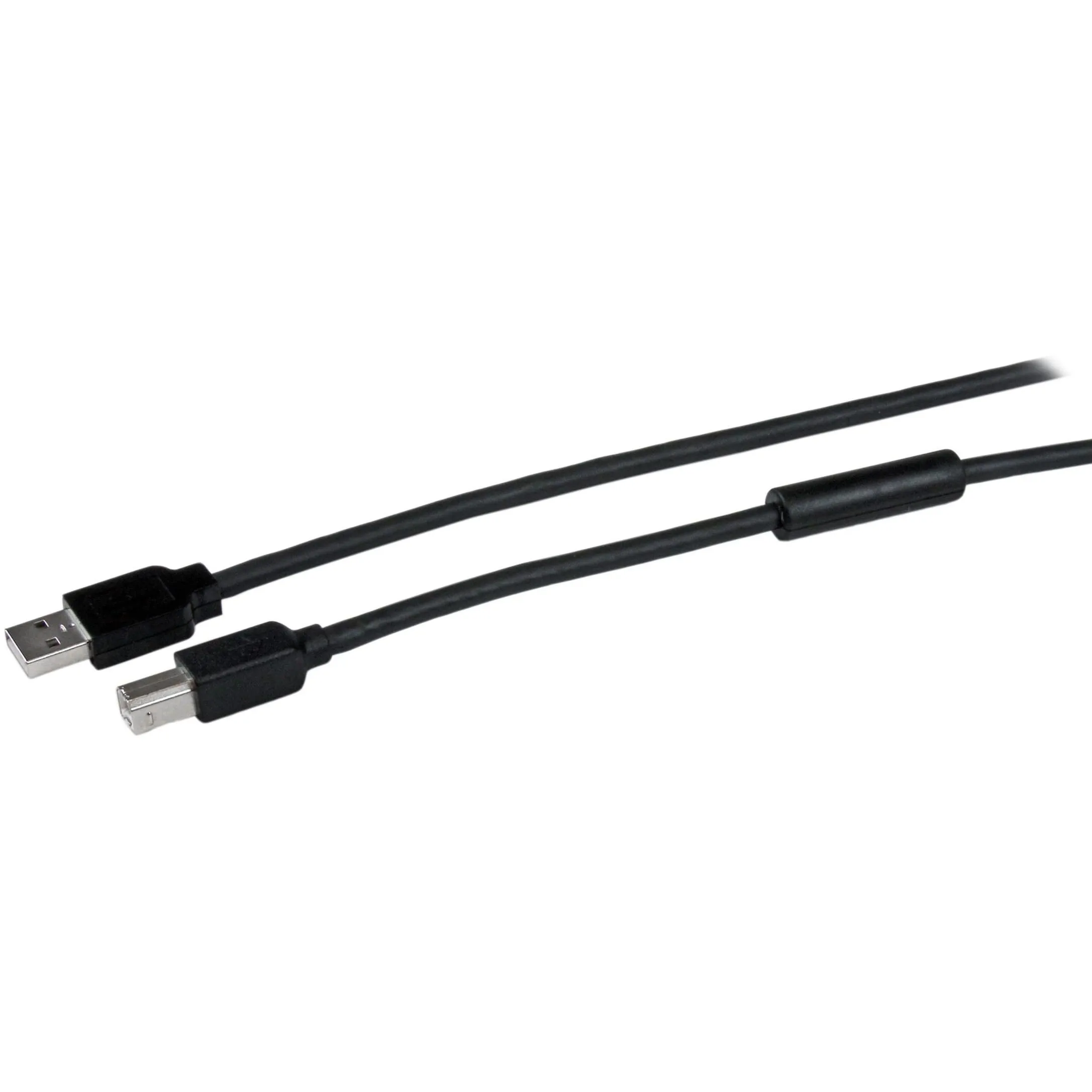 StarTech.com 15m / 50 ft Active USB 2.0 A to B Cable - Long 15 m USB Cable - 50 ft USB Printer Cable - 1x USB A (M)