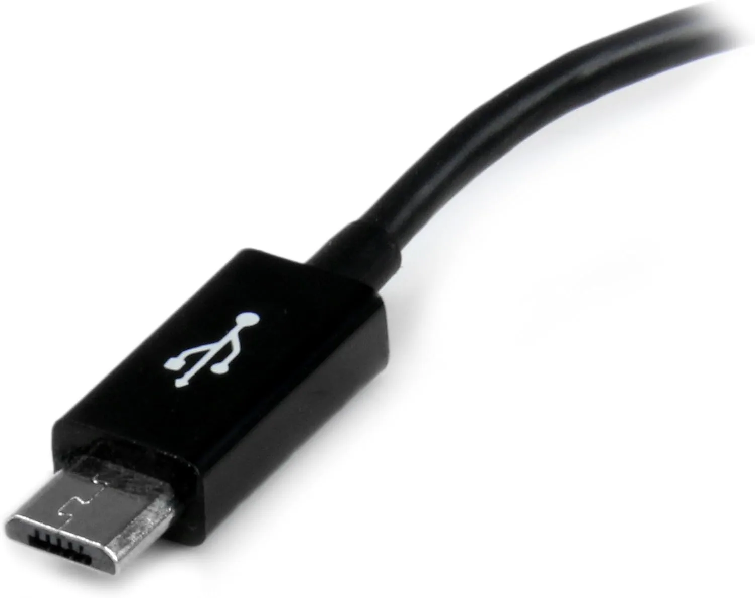 StarTech.com Micro USB On-The-Go (OTG) Adapter Cable - Micro USB Male to USB A Female