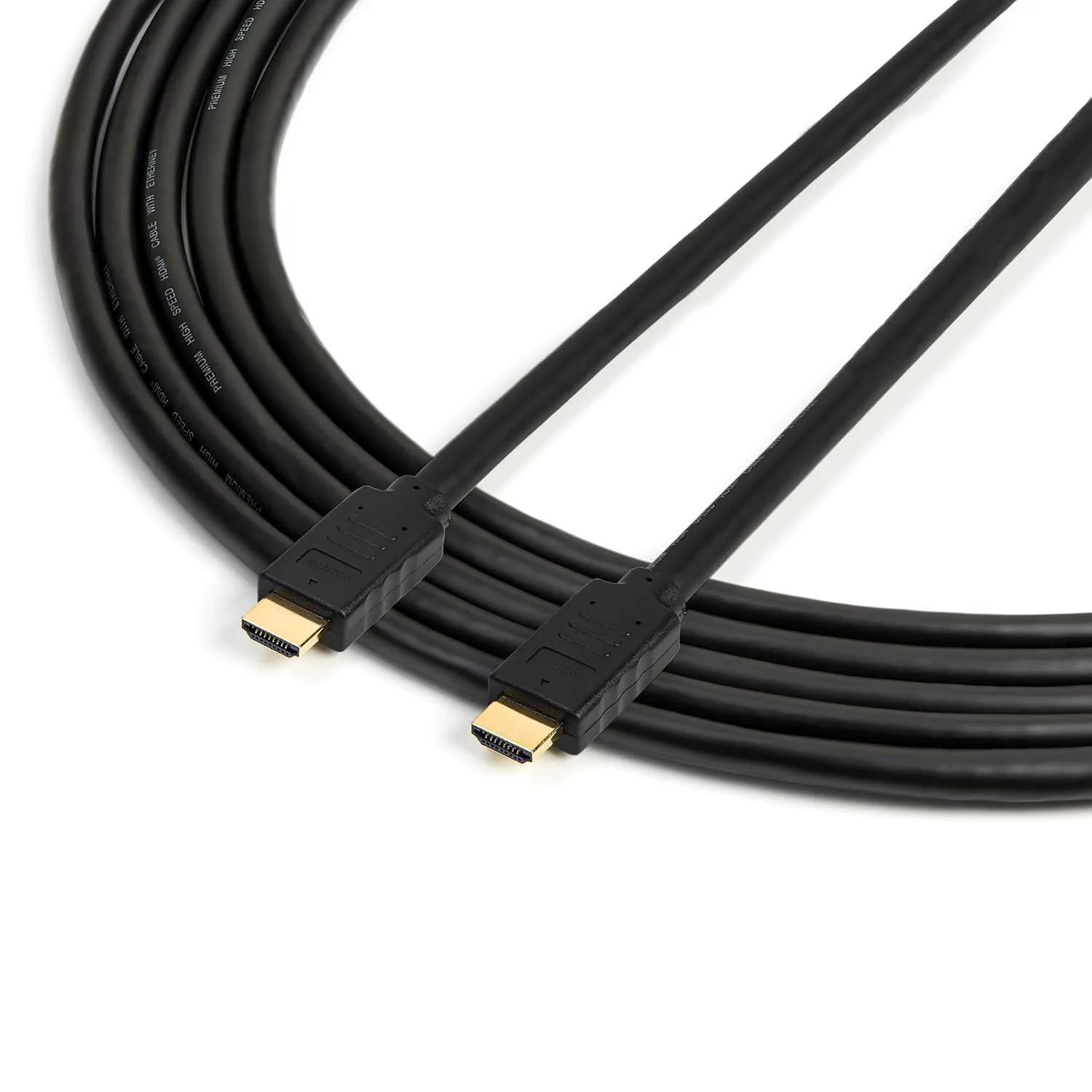 StarTech.com 15ft (5m) Premium Certified HDMI 2.0 Cable with Ethernet - High Speed Ultra HD 4K 60Hz HDMI Cable HDR10