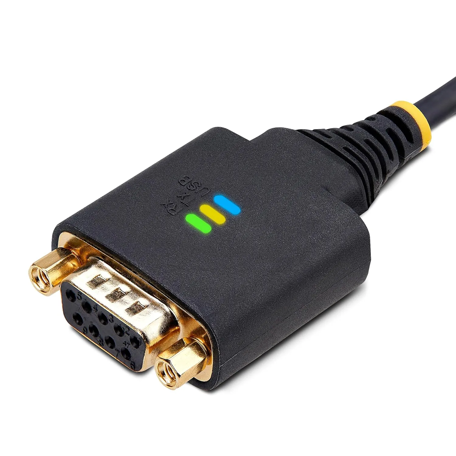 StarTech.com 6.6ft/2m USB to Null Modem Serial Adapter Cable, FTDI USB-A to RS232