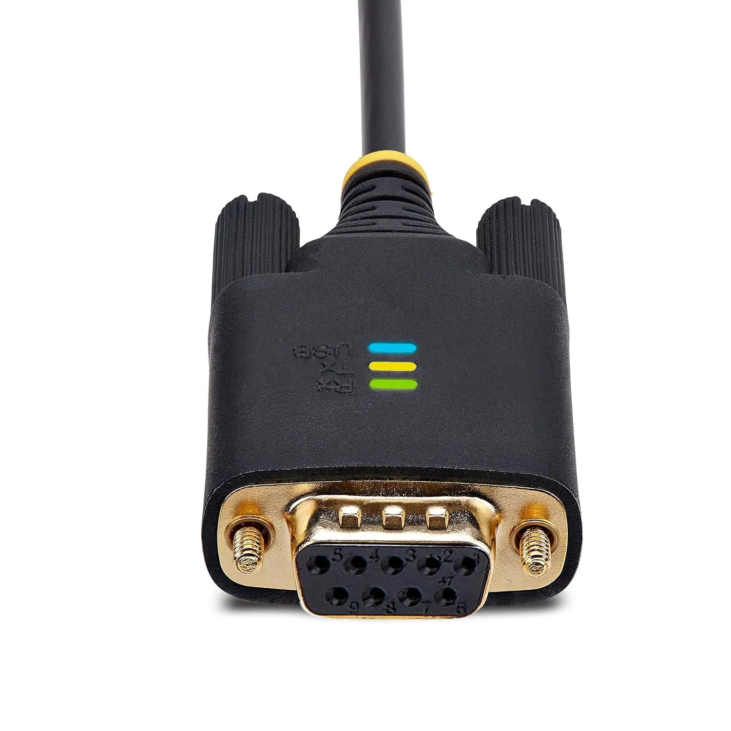 StarTech.com 6.6ft/2m USB to Null Modem Serial Adapter Cable, FTDI USB-A to RS232