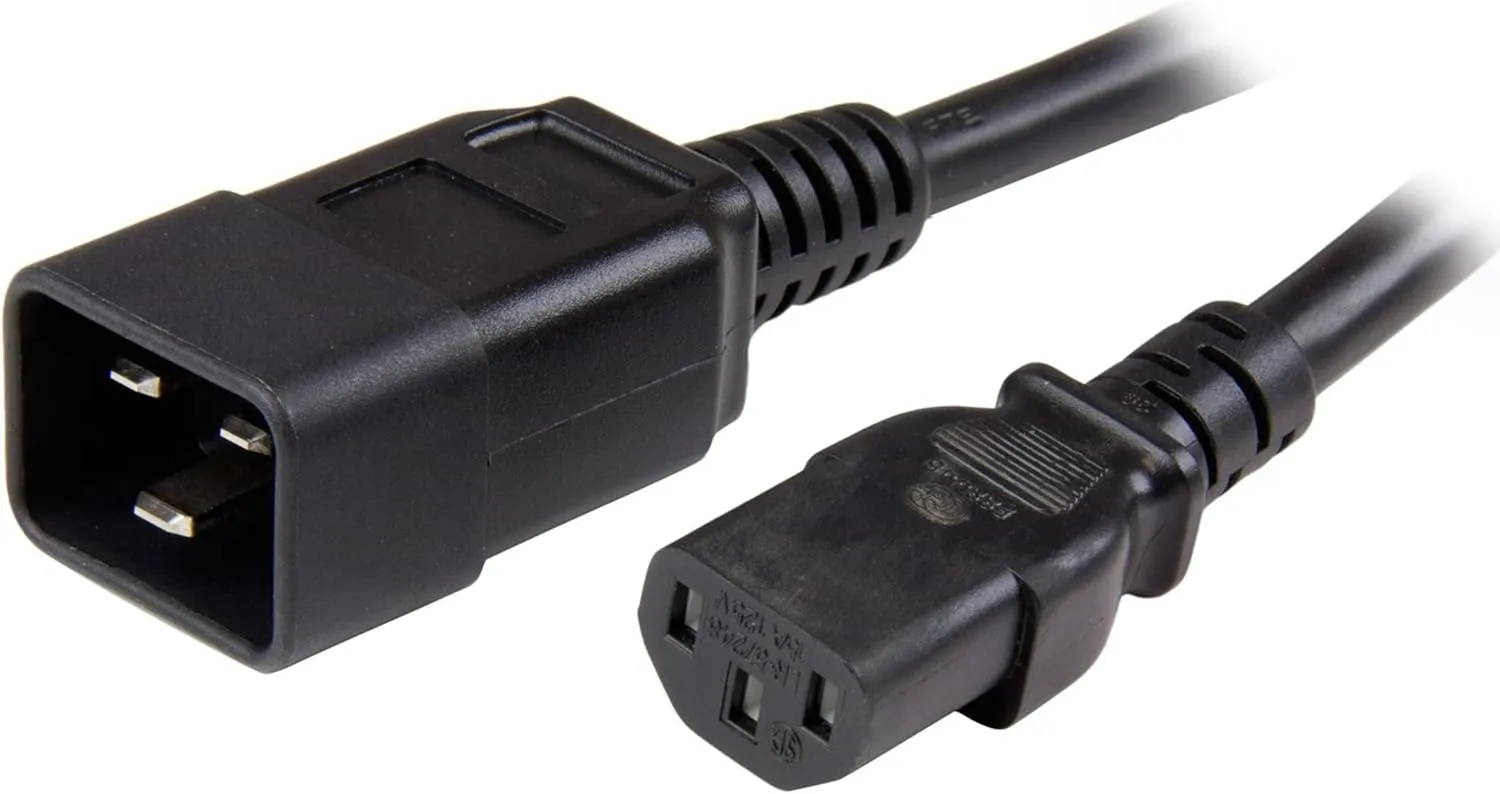StarTech Heavy Duty 14 AWG Power Cord C13 to C20 IEC 60320